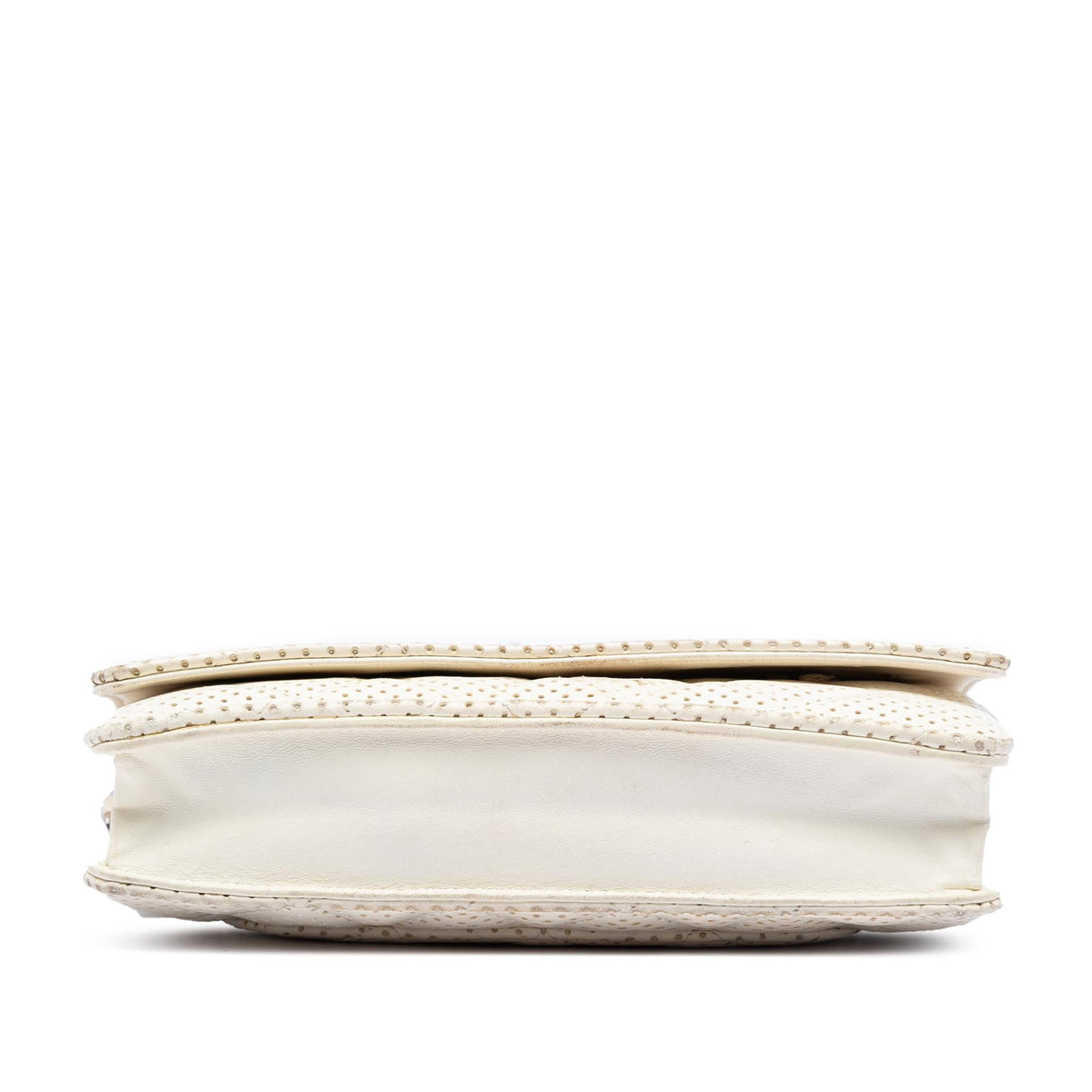 Chanel CC Quilted Perforated Lambskin Wallet On Chain