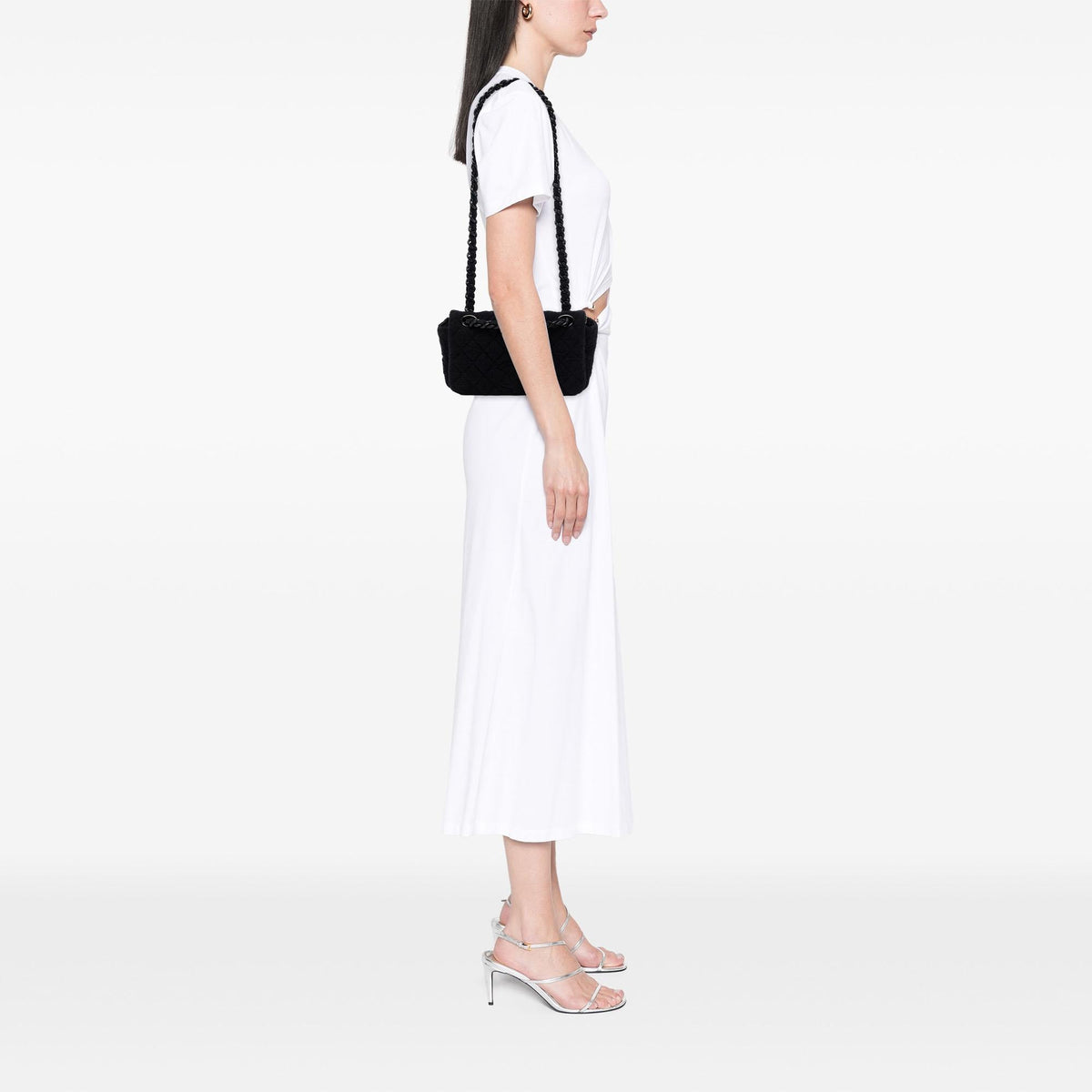 Chanel CC Quilted Terry Cloth Flap