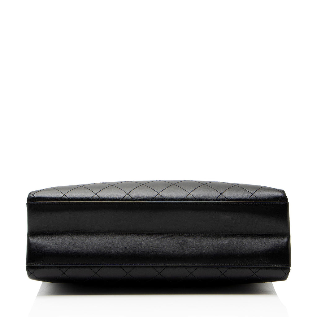 Chanel Calfskin Coco Luxe Large Shopping Tote