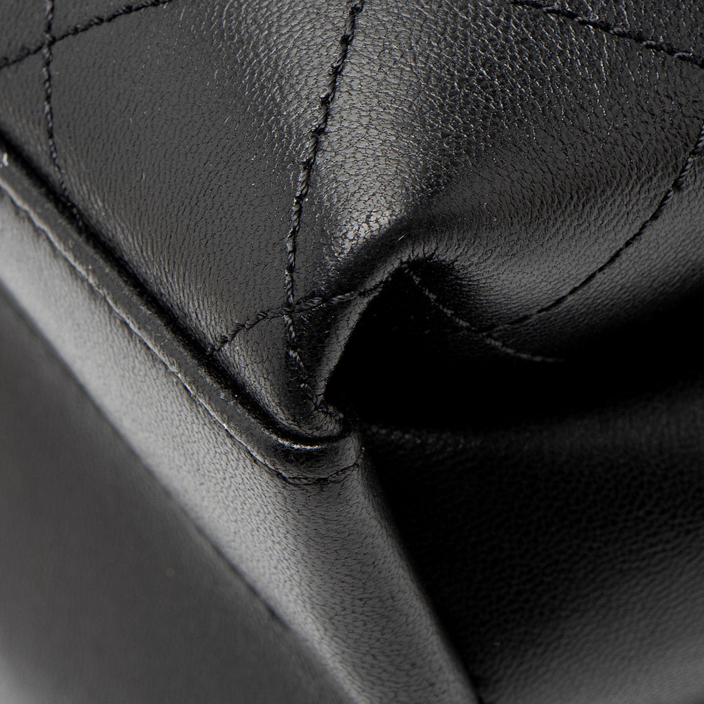 Chanel Calfskin Coco Luxe Large Shopping Tote