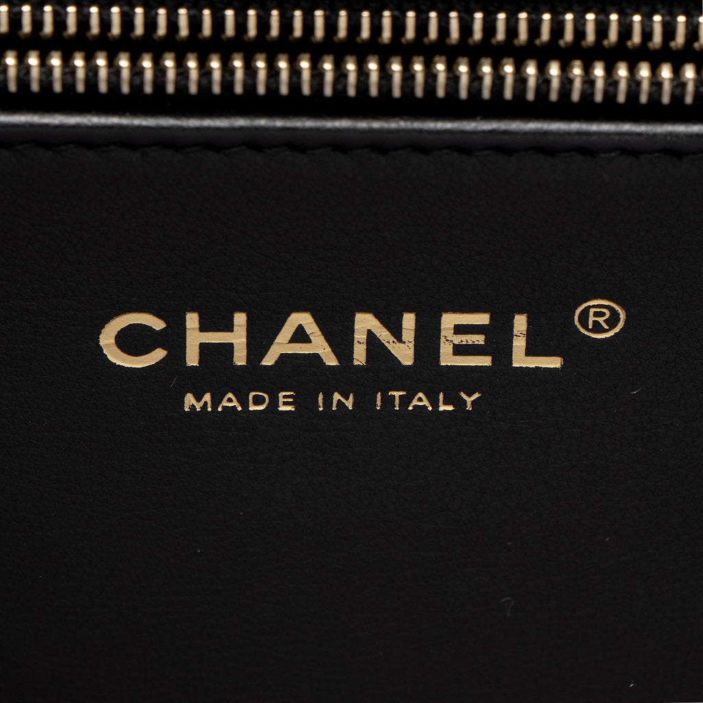 Chanel Calfskin Coco Luxe Large Shopping Tote