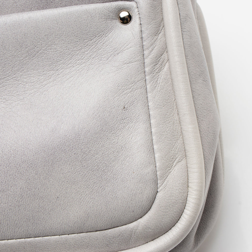 Chanel Calfskin Diagonal CC Flap Shoulder Bag