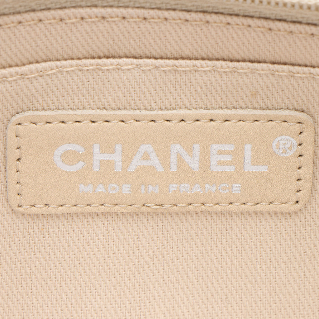 Chanel Calfskin Diagonal CC Flap Shoulder Bag
