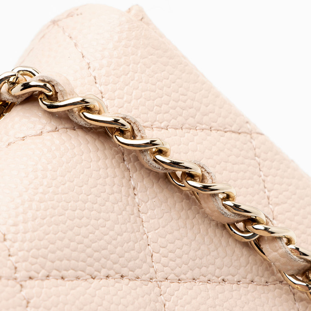 Chanel Caviar Leather Mini Chain Belt Bag