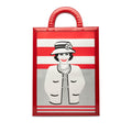 Chanel Choco Bar Patent Coco Mademoiselle Vertical Tote