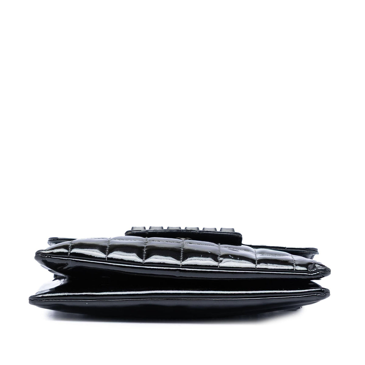 Chanel Chocolate Bar Patent Digital Flap