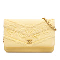 Chanel Denim Fringe Coco Wallet On Chain