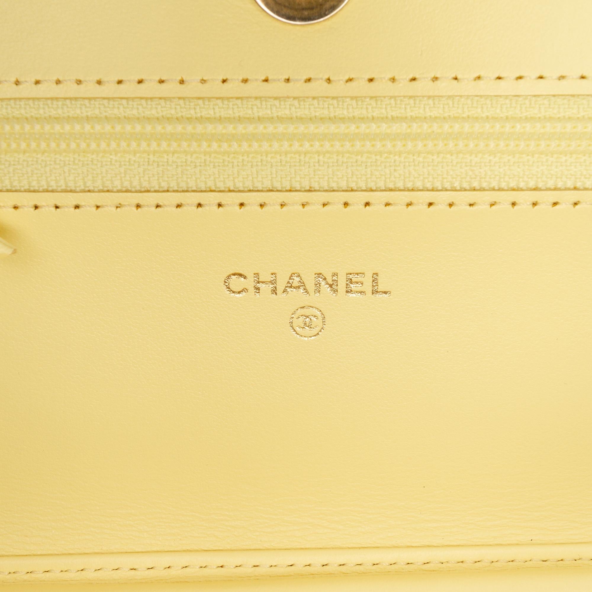 Chanel Denim Fringe Coco Wallet On Chain