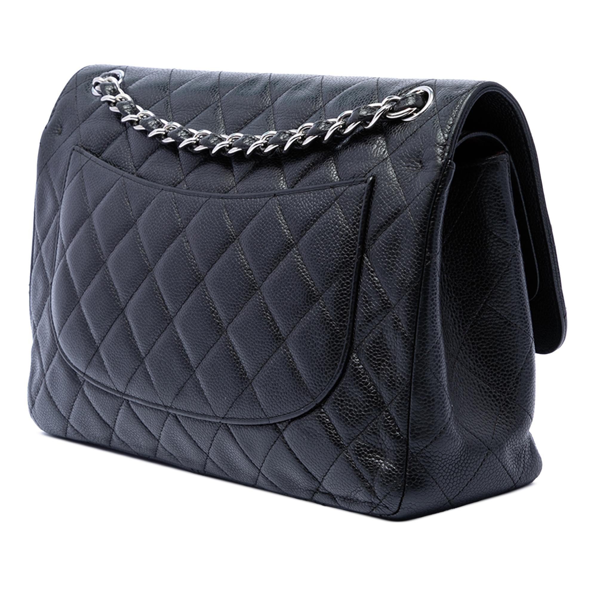 Chanel Jumbo Classic Caviar Double Flap