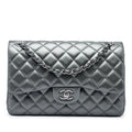 Chanel Jumbo Classic Metallic Lambskin Double Flap