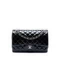 Chanel Jumbo Classic Patent Double Flap