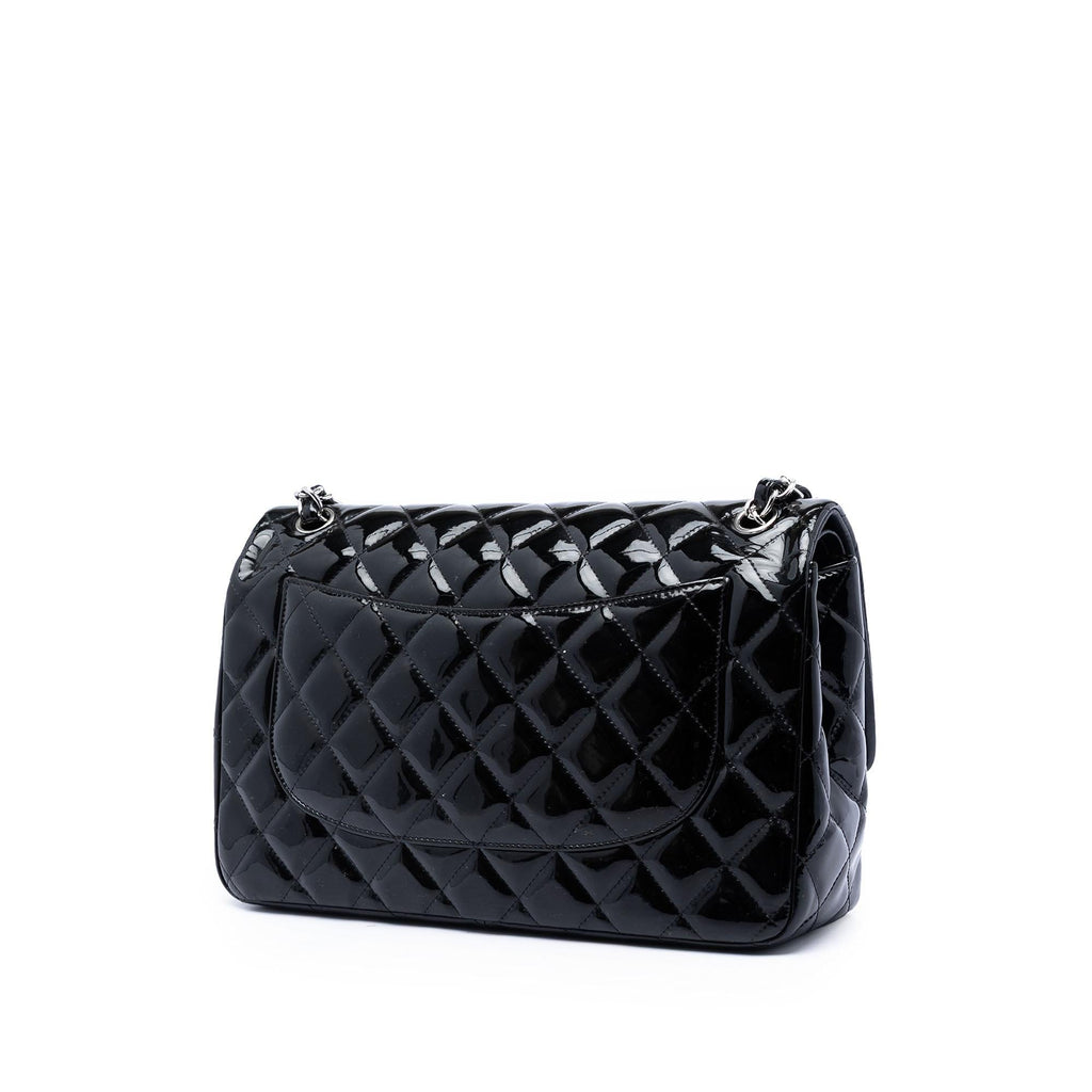 Chanel Jumbo Classic Patent Double Flap