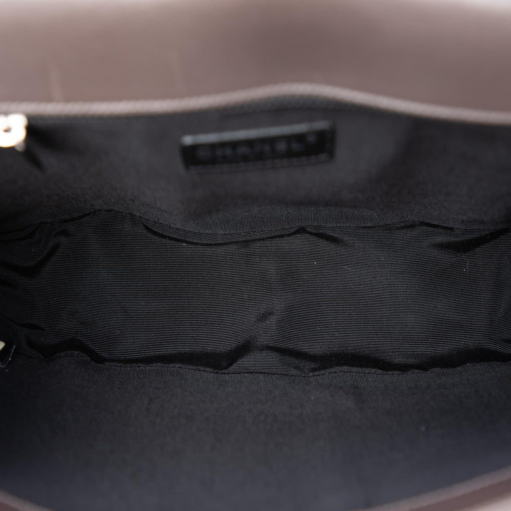 Chanel Large Glazed Calfskin Boy Flap