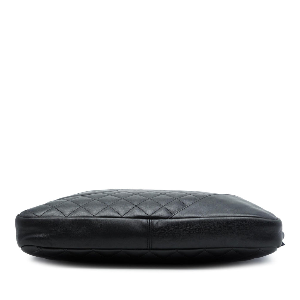 Chanel Large Quilted Lambskin Cambon Ligne Crossbody