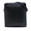 Chanel Large Quilted Lambskin Cambon Ligne Crossbody