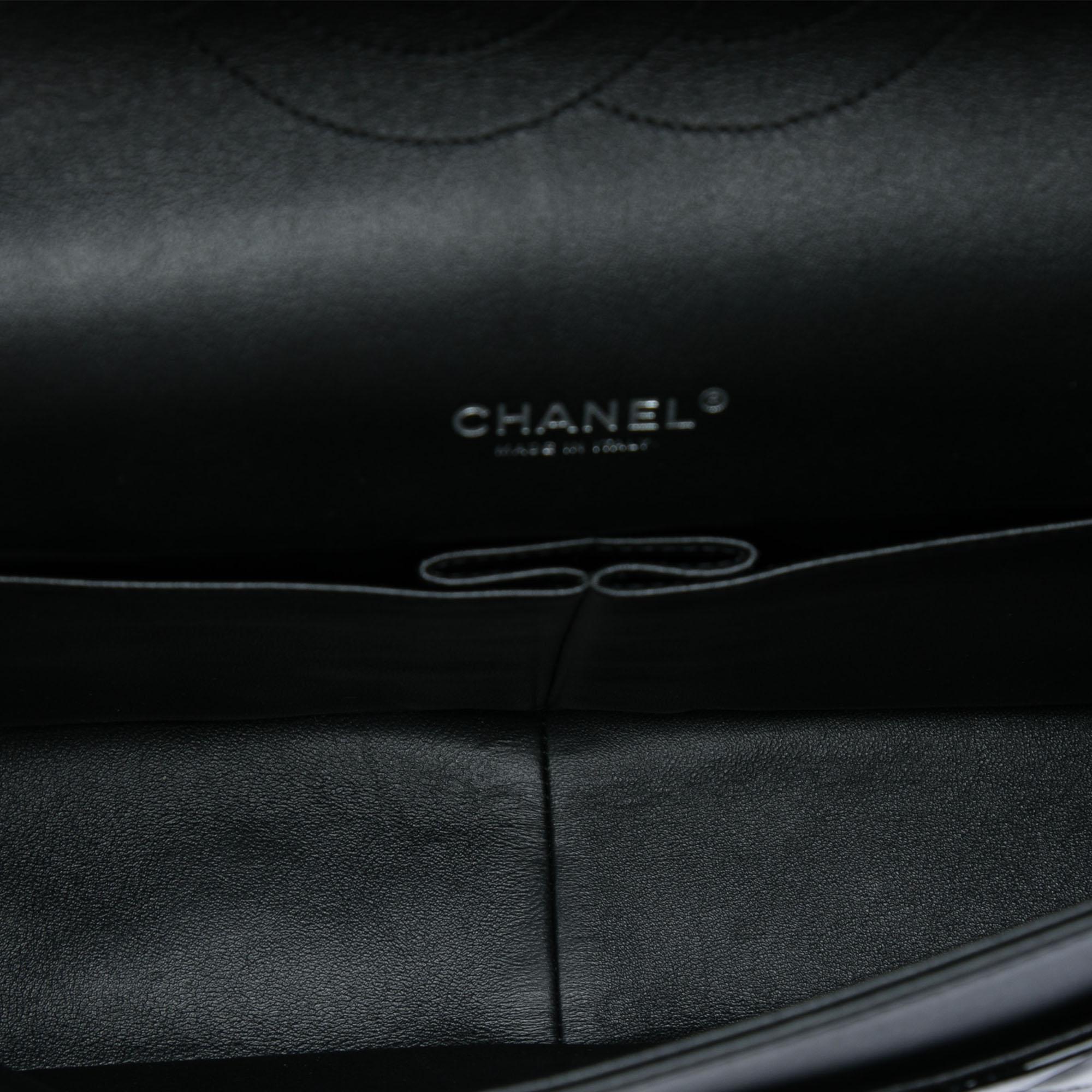 Chanel Maxi Classic Patent Double Flap