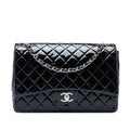 Chanel Maxi Classic Patent Double Flap