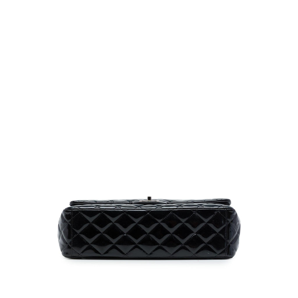 Chanel Maxi Classic Patent Double Flap
