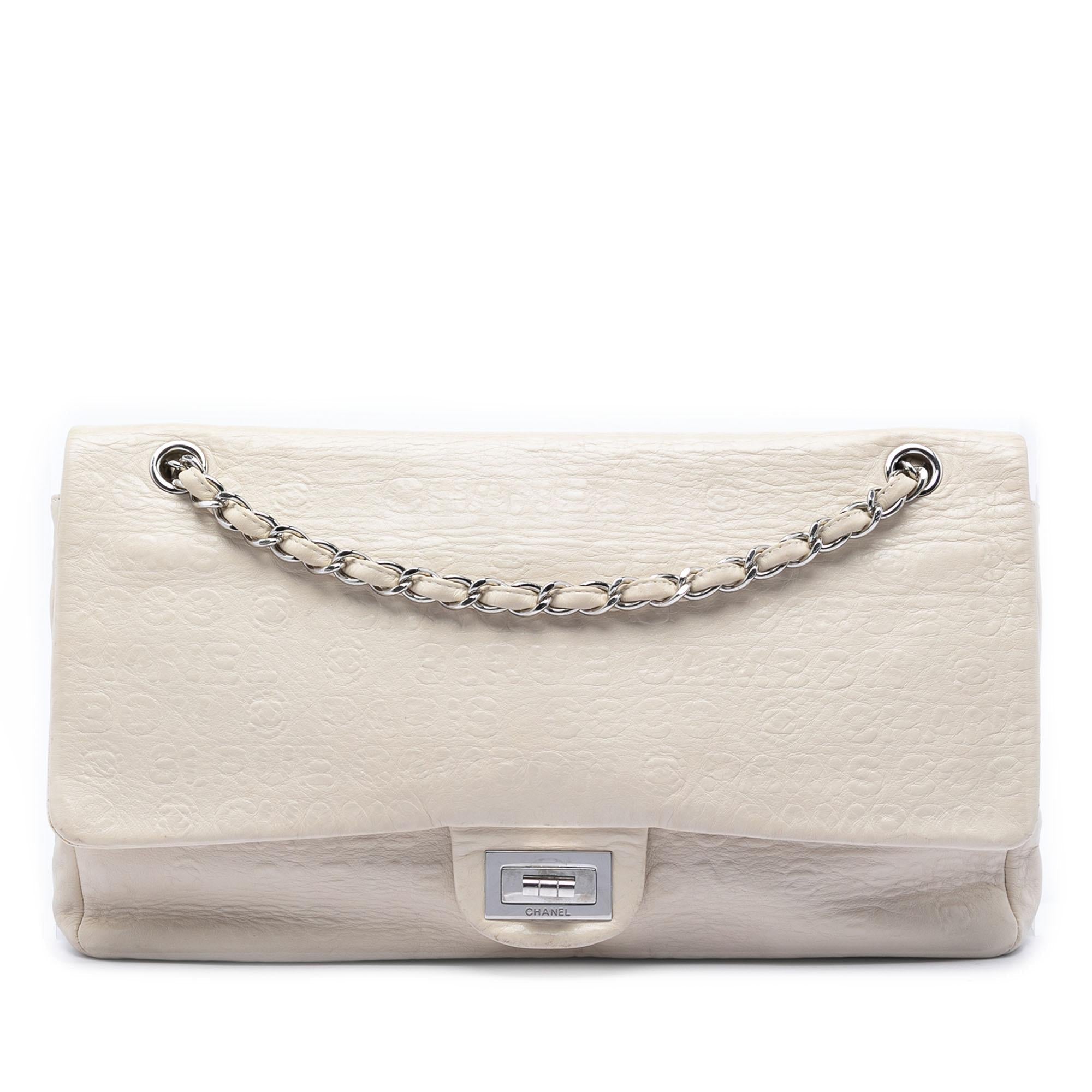 Chanel Maxi Embossed Calfskin 31 Rue Cambon Reissue 2.55 Double Flap