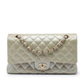 Chanel Medium Classic Iridescent Lambskin Double Flap