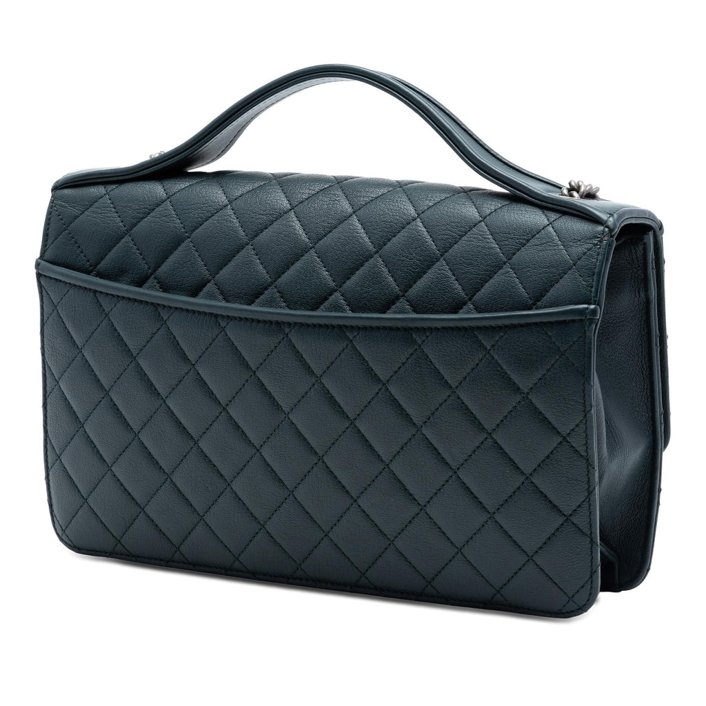 Chanel Medium Quilted Goatskin CC University Flap