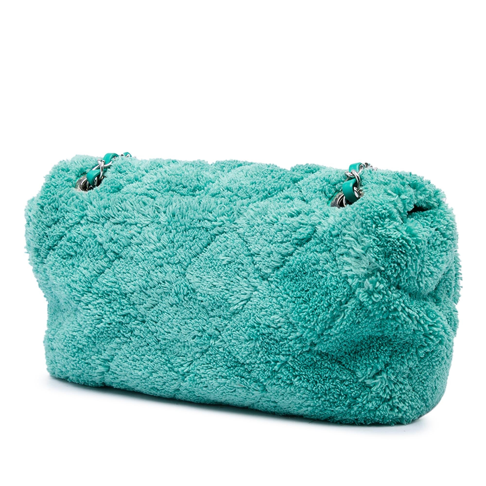 Chanel Medium Quilted Terry Cloth Coco Beach Flap