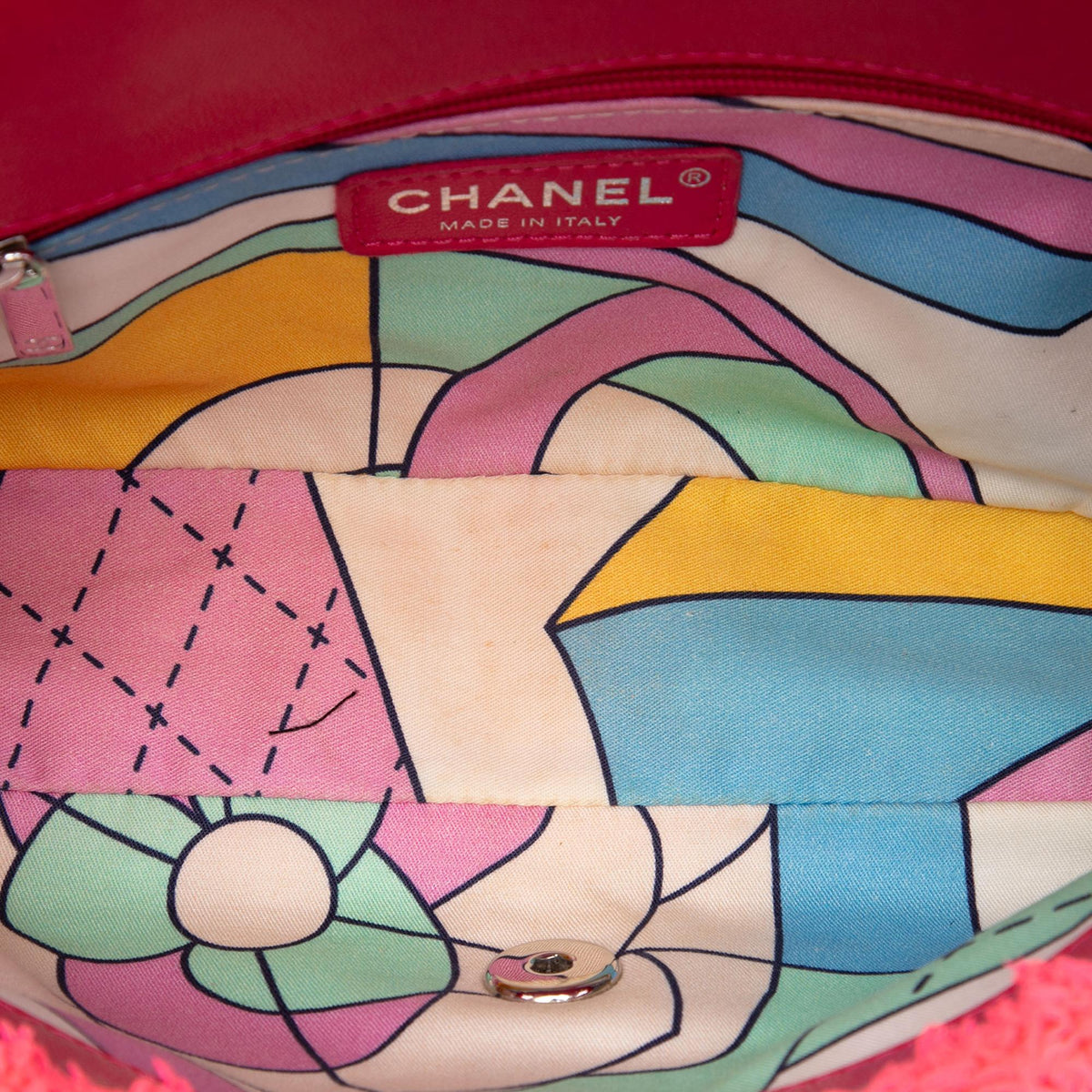 Chanel Medium Quilted Terry Cloth Coco Beach Flap