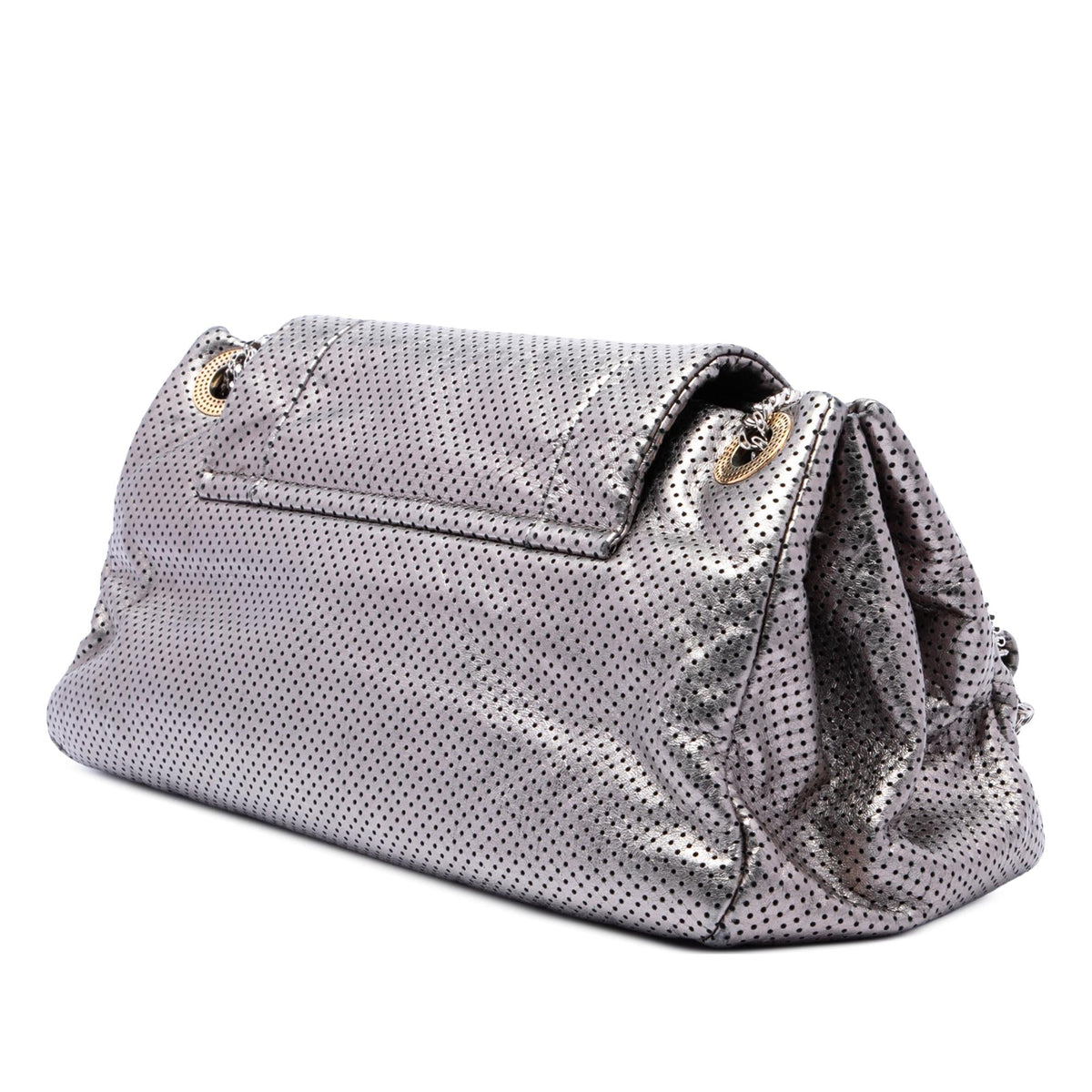 Chanel Metallic Perforated Calfskin Reissue 2.55 Drill Accordion Flap