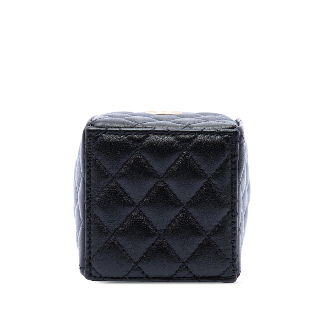 Chanel Mini Quilted Calfskin Drawstring Bucket Bag