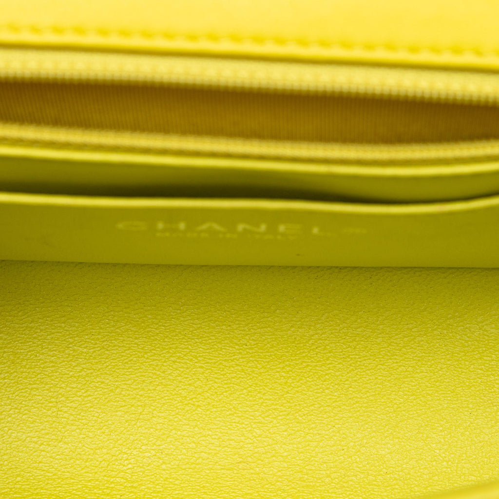 Chanel Mini Rectangular Classic Patent Single Flap
