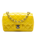 Chanel Mini Rectangular Classic Patent Single Flap