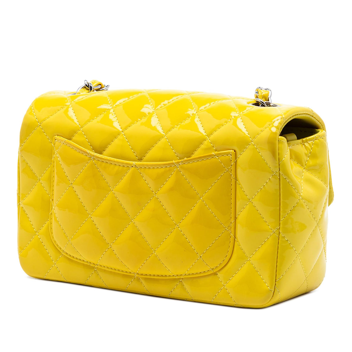 Chanel Mini Rectangular Classic Patent Single Flap