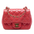 Chanel Mini Square Classic Patent Single Flap
