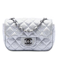 Chanel Mini Square Classic Perforated Lambskin Single Flap