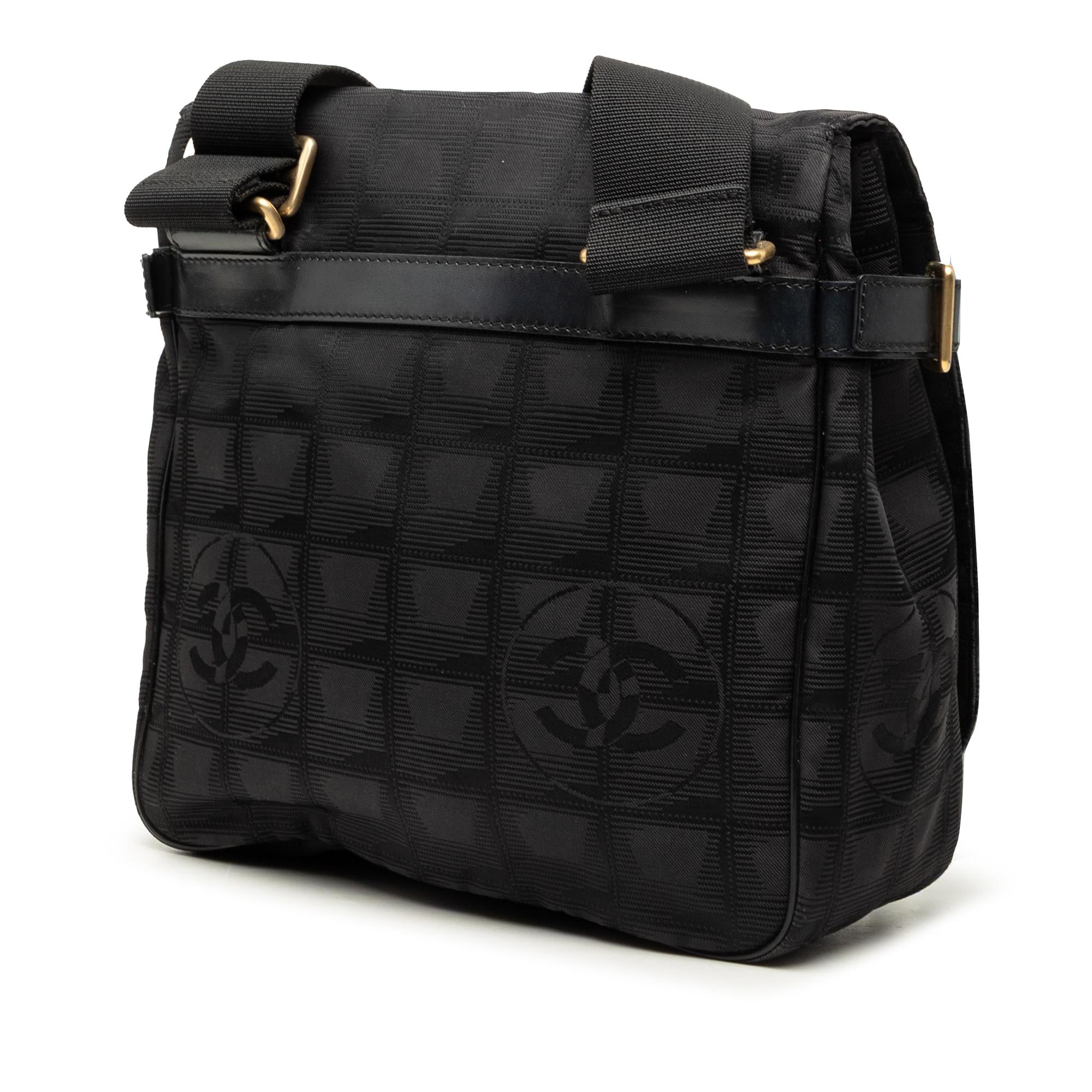 Chanel New Travel Line Nylon Messenger Bag