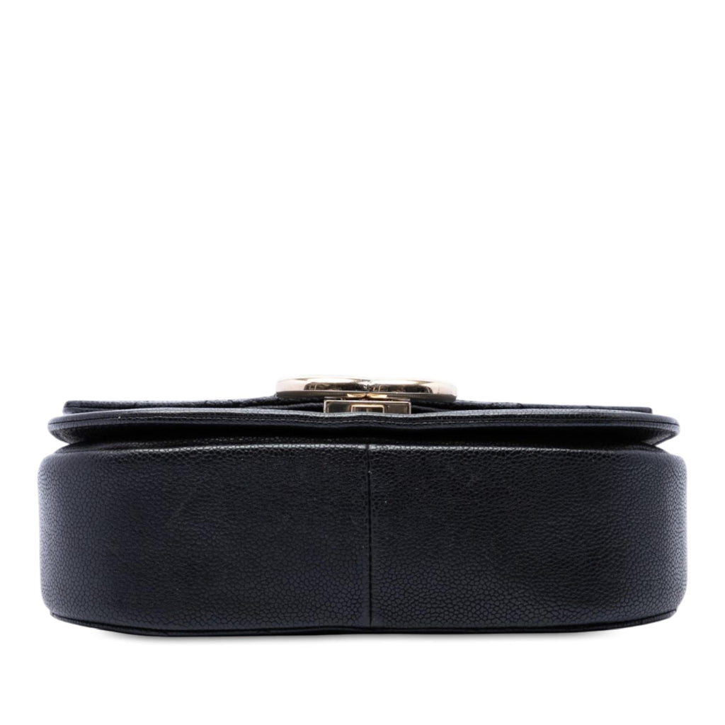 Chanel Paris Cuba Small Quilted Caviar Thread Around Flap