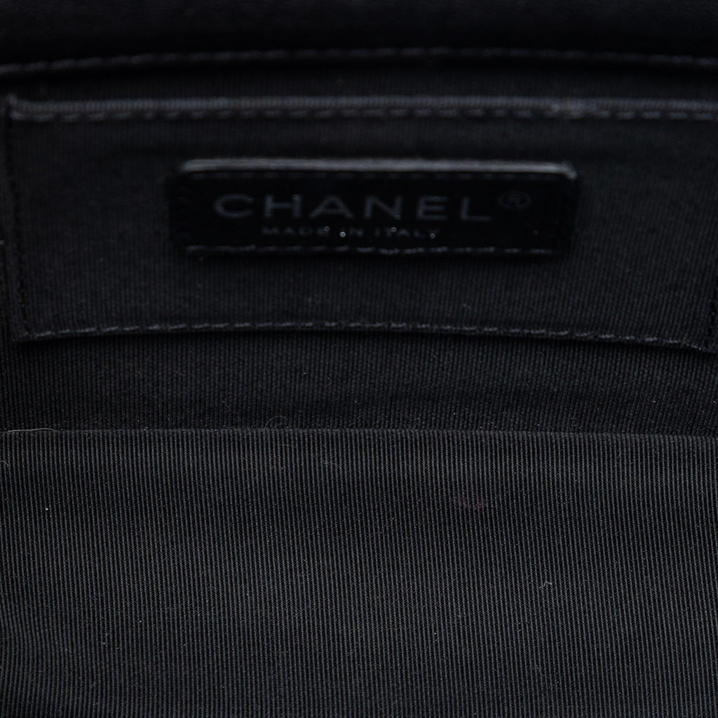 Chanel Patent and Acrylic Crystal Embellished Boy Brick Horizontal Flap