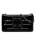 Chanel Patent and Acrylic Crystal Embellished Boy Brick Horizontal Flap