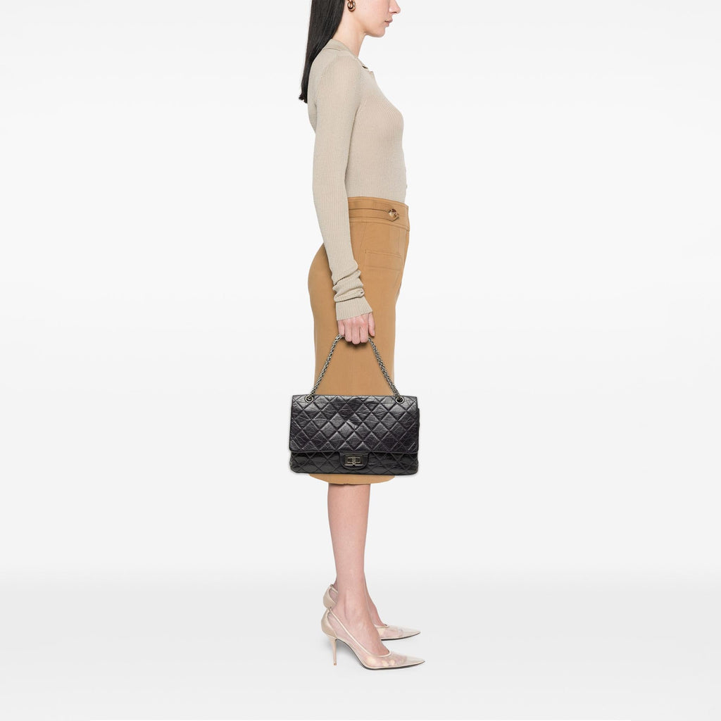 Chanel Quilted Aged Calfskin Reissue 2.55 Double Flap 227