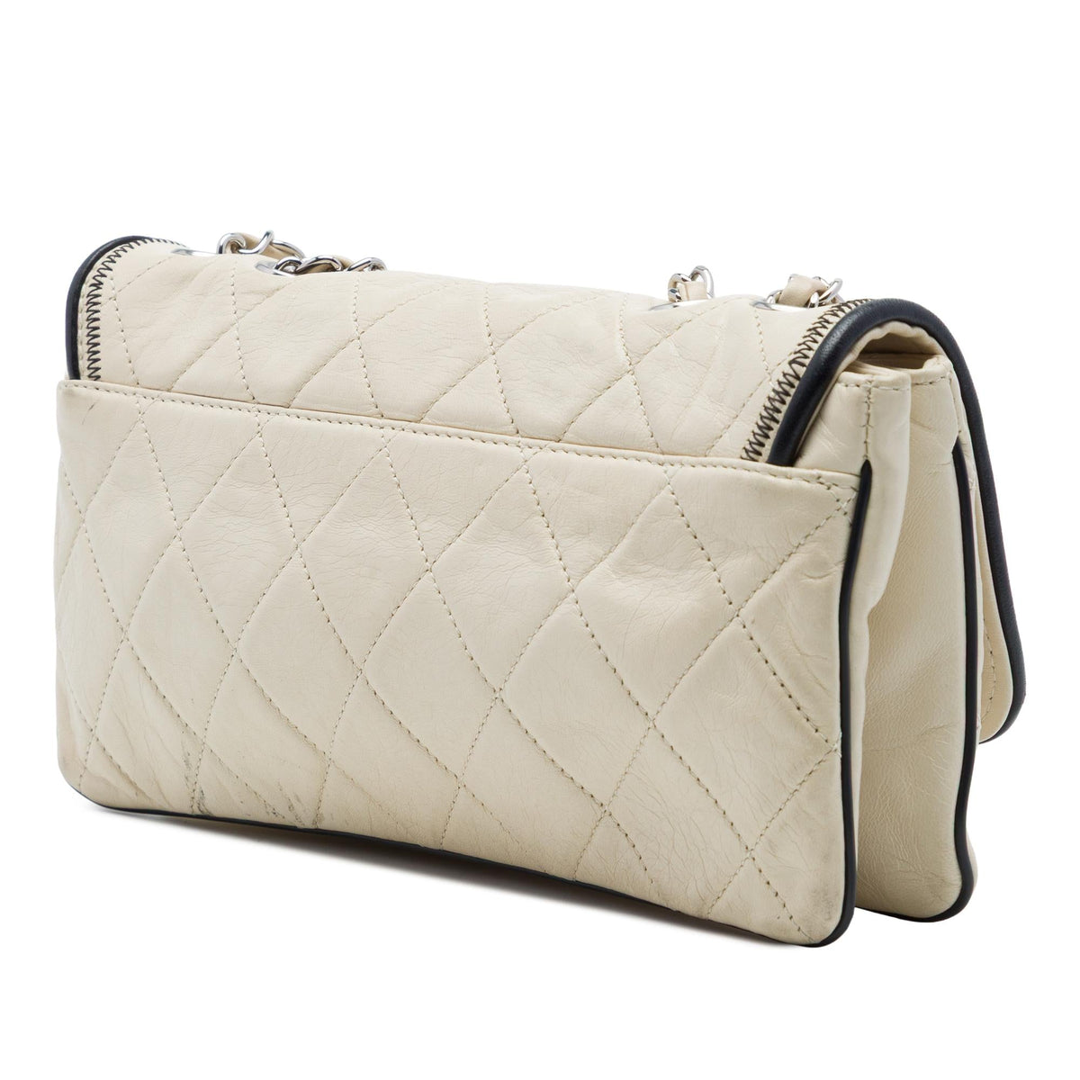 Chanel Quilted Aged Lambskin Reissue 2.55 East West Flap