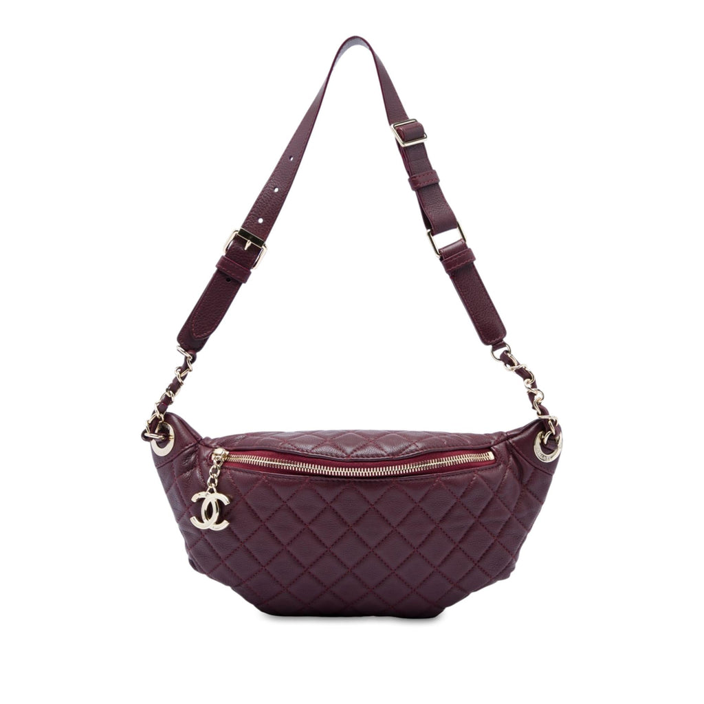 Chanel Quilted Calfskin Banane Waist Bag