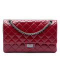 Chanel Quilted Crinkled Patent Reissue 2.55 Double Flap 226