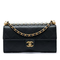 Chanel Quilted Goatskin Chic Pearls Clutch with Chain