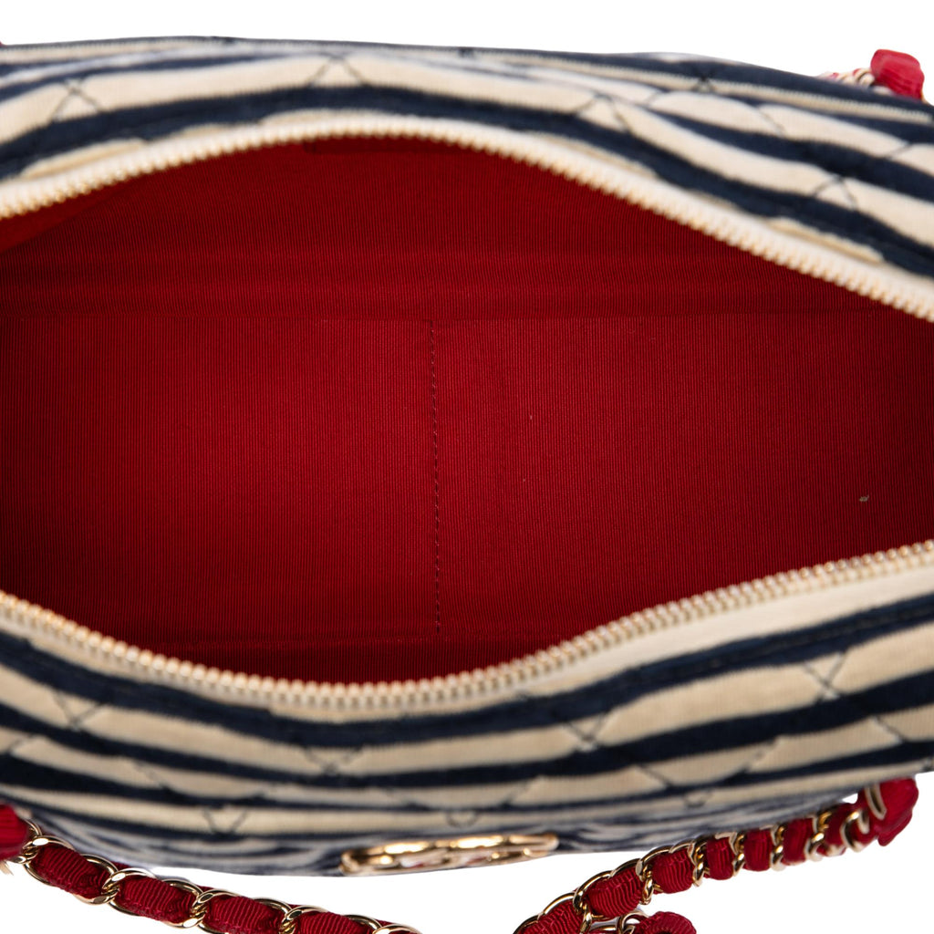 Chanel Quilted Jersey and Lambskin Coco Sailor Camera Bag