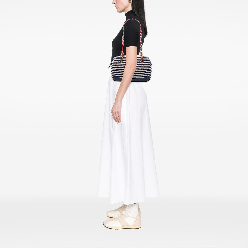 Chanel Quilted Jersey and Lambskin Coco Sailor Camera Bag