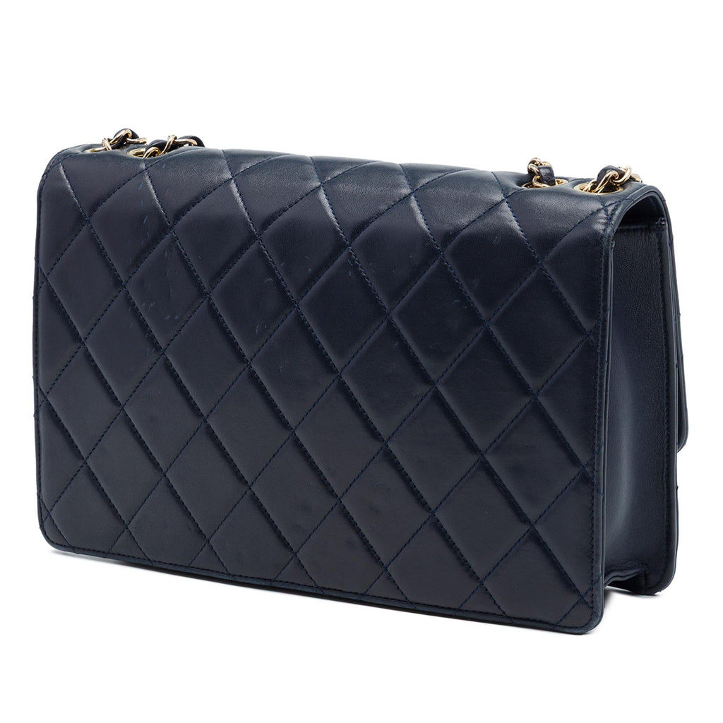 Chanel Quilted Lambskin Golden Class Flap