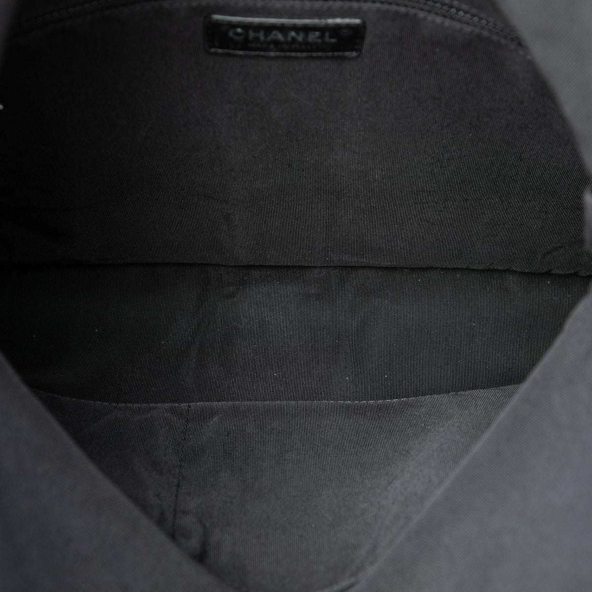 Chanel Quilted Lambskin Grip Clutch