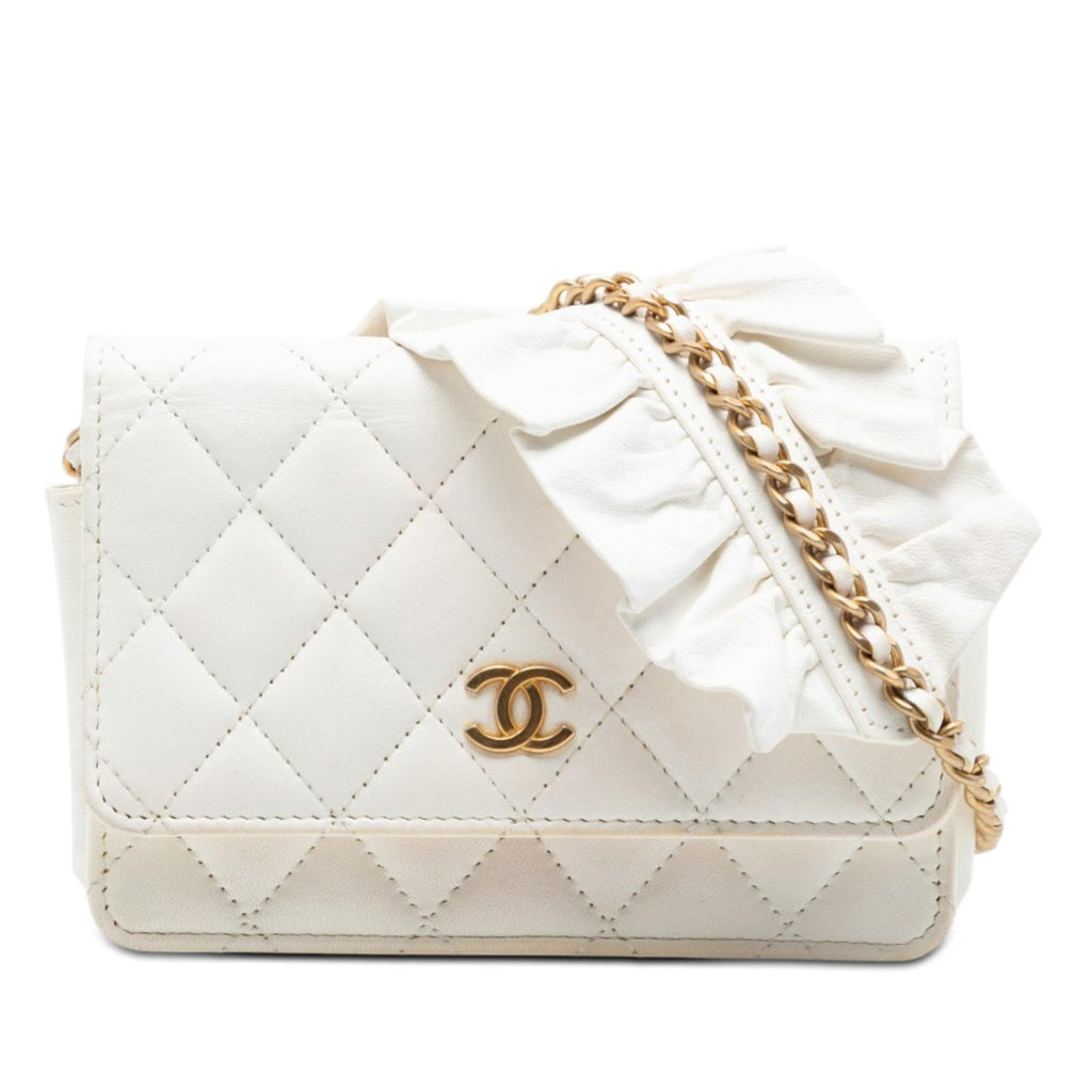 Chanel Quilted Lambskin Romance Wallet On Chain