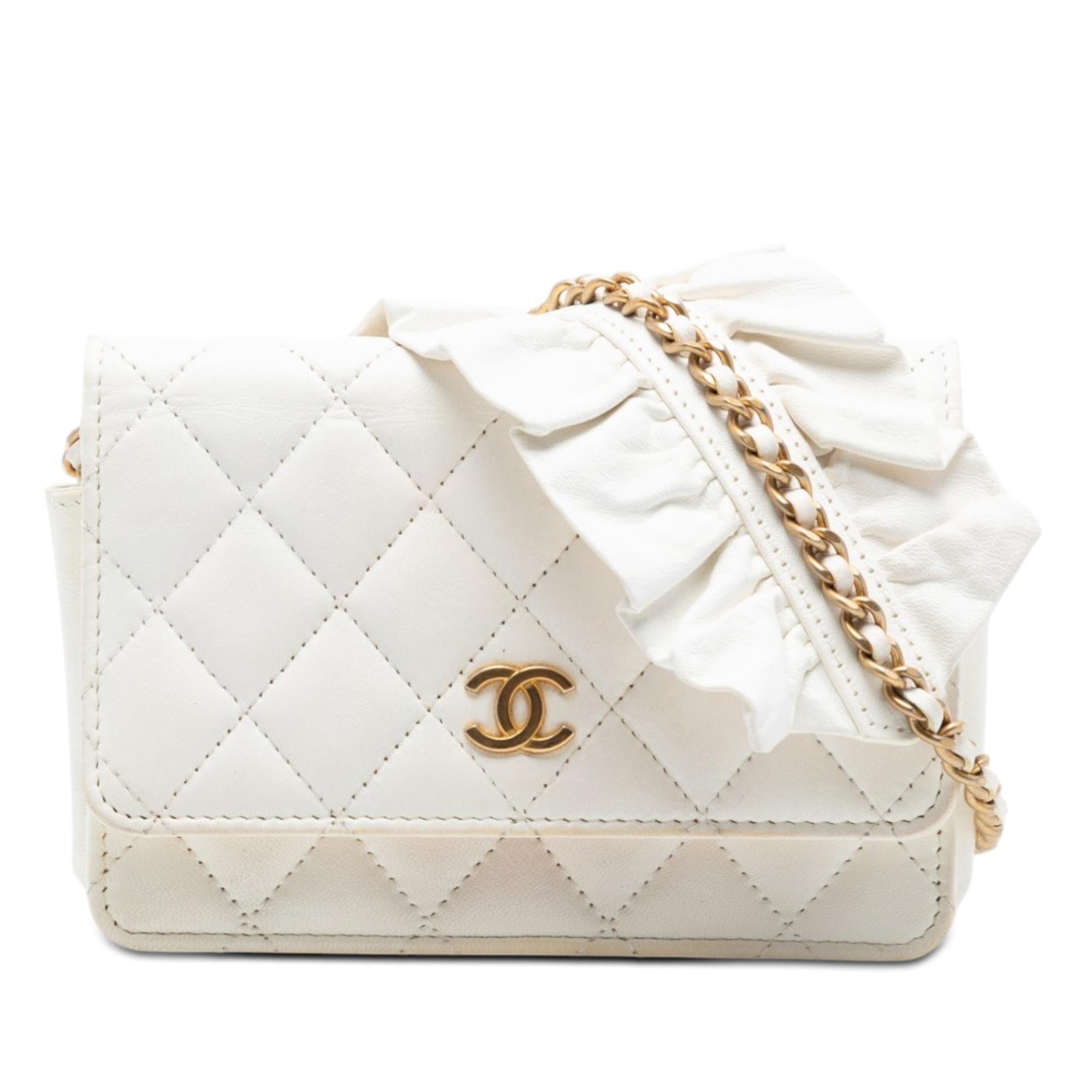 Chanel Quilted Lambskin Romance Wallet On Chain