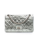 Chanel Quilted Metallic Aged Calfskin Reissue 2.55 Double Flap 226